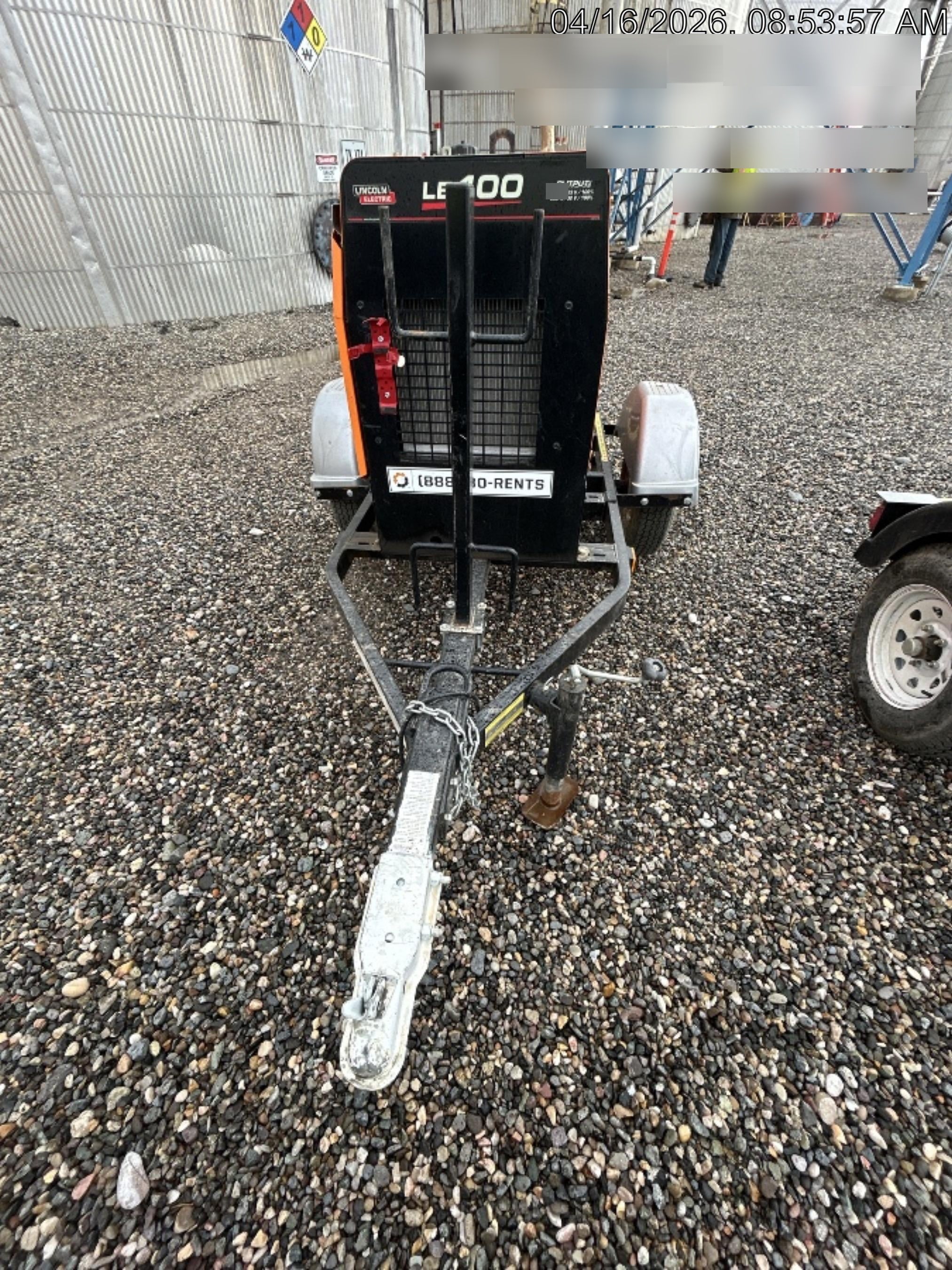 2022 Lincoln Electric LE400 Kubota V1505, Trlr, Cable Rack, Light Kit, ES Decals, T3