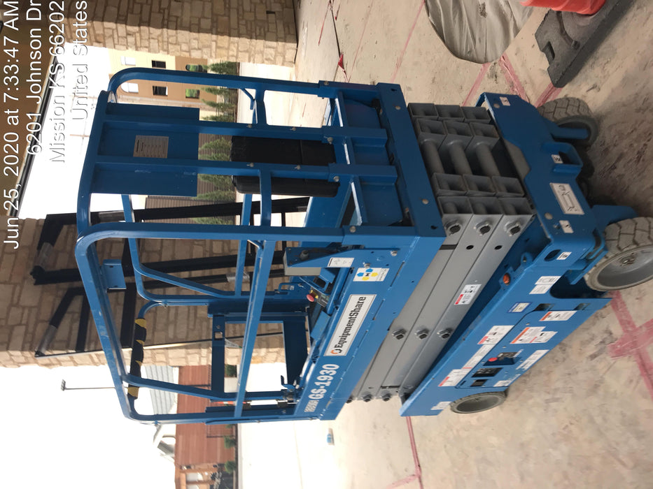 2020 Genie GS-1930 Solid Non Marking Tires, Beacon, Folding rails with half height swing gate