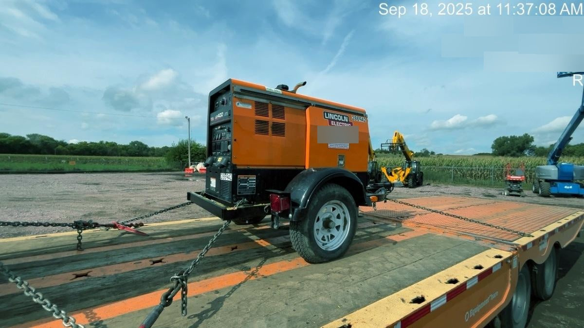 2022 Lincoln Electric LE400 Kubota V1505, Trlr, Cable Rack, Light Kit, ES Decals, T3