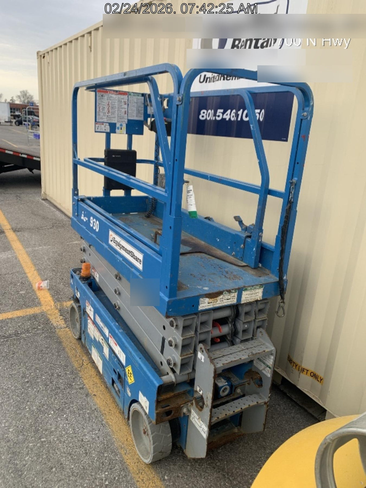 2019 Genie GS-1930 Genie GS-1930 Standard Options, EE Rated