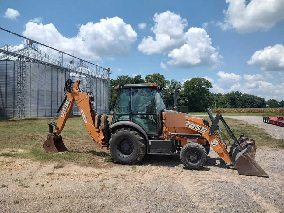 2020 Case 580N EP - Extendable Backhoe Cab/Heat/Air, 4WD, Extendable Stick, Pilot Controls, 2 Way Hydraulics, Ride Control, TAG Manual QC