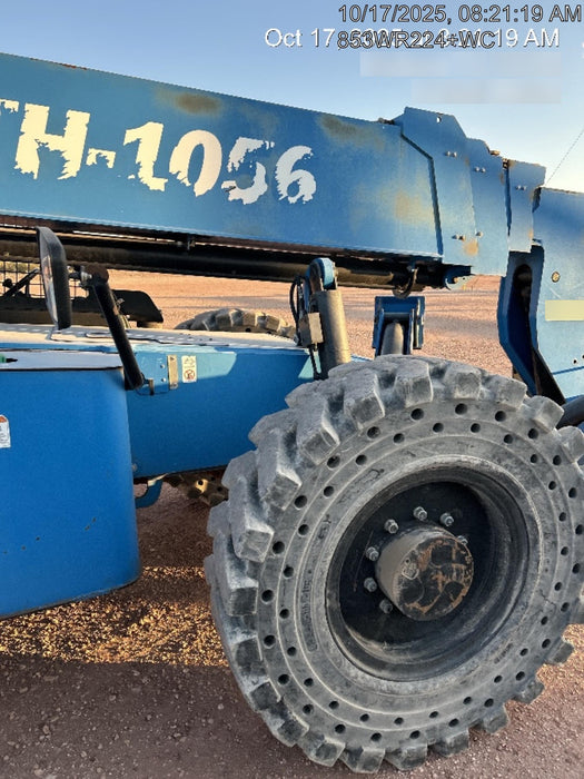 2018 Genie GTH-1056 GTH-1056 w/Open ROPS, Solid Tires, Work Lights, 60" carriage/forks, cab mesh, beacon
