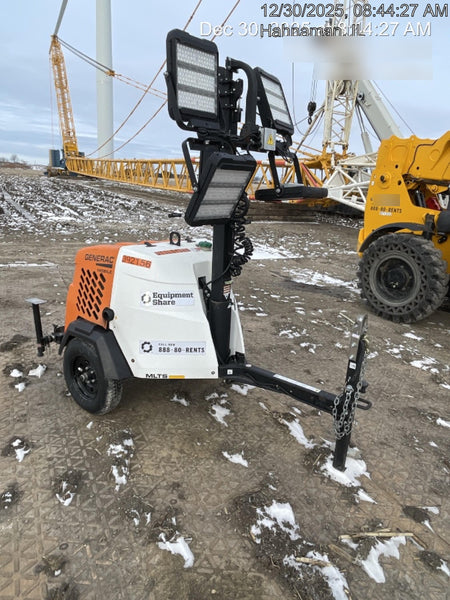 2024 Generac MLT2 Diesel, Flex Switch 120V Input, Powerzone Controller, 
(4) 320W LED Lights, 4kW Generator, 39.9 Gal Fuel Tank, 2" Ball, T3