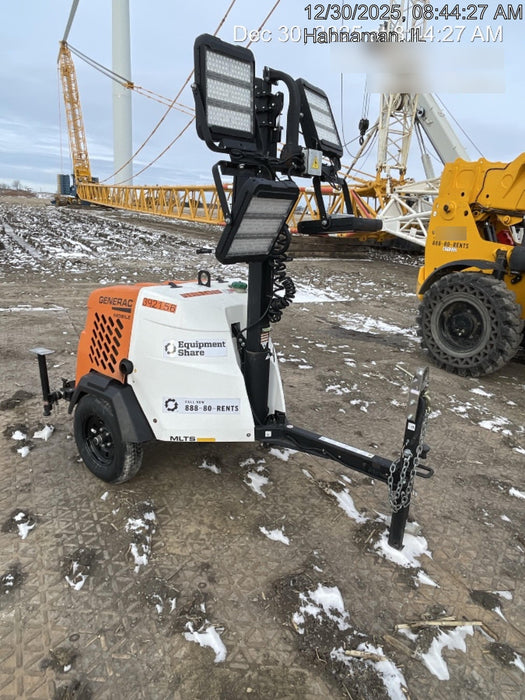 2024 Generac MLT2 Diesel, Flex Switch 120V Input, Powerzone Controller, 
(4) 320W LED Lights, 4kW Generator, 39.9 Gal Fuel Tank, 2" Ball, T3