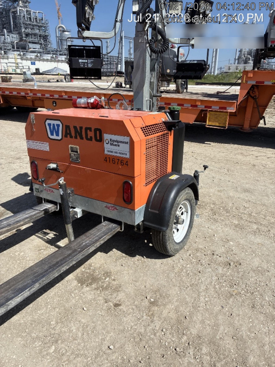 2024 Wanco WLTT-4MM4K Diesel, Deep Sea Controller, Shore Power Plug, Auto Start, (4) 350W LED Floodlights, 4kW Generator, 60 Gal Fuel Tank, 2" Ball, T3