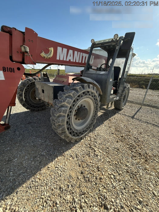 2018 Manitou 12042 Manitou MTA 12042 w/Cab/Heat/AC, Work Lights/Strobe, Aux Hyd, Solid Tires, Lift Hook, 66" Carriage, 72" Forks