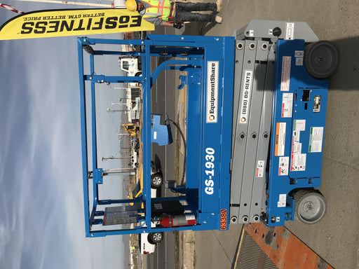 2020 Genie GS-1930 Solid Non Marking Tires, Beacon, Folding rails with half height swing gate