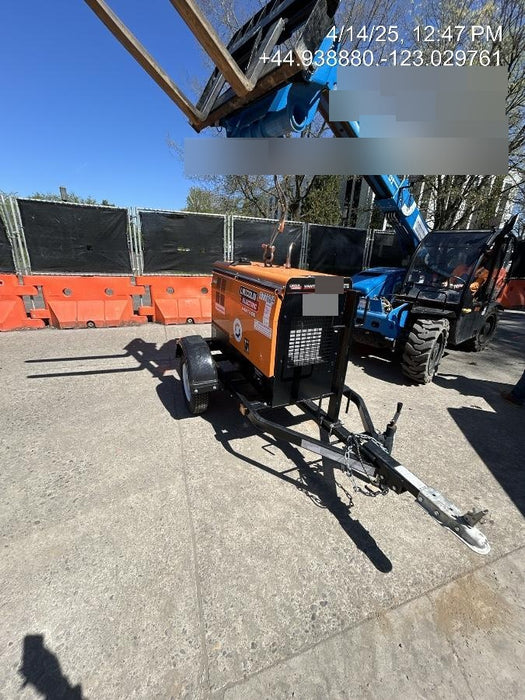 2021 Lincoln Electric Vantage 322 Vantage 322 Ready Pak 3 w/ Decals, ORANGE (includes trailer, cable rack, fender light kit) NO Telematics