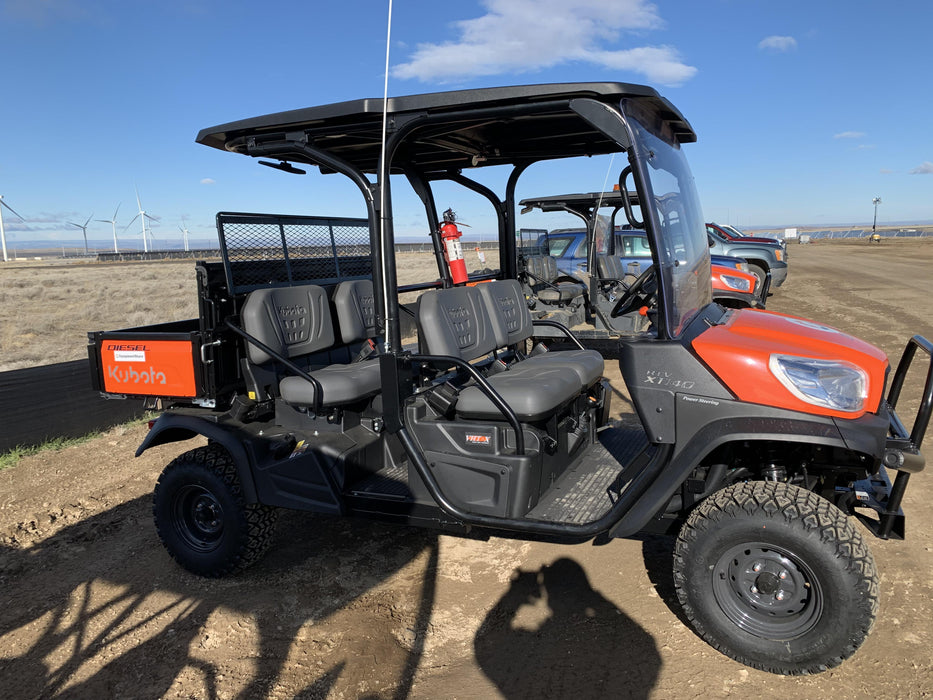 2022 Kubota RTV-X1140W-H Plastic Canopy, Windshield Acrylic Clear, LED Strobe Light, Wire Harness Kit, Back up Alarm