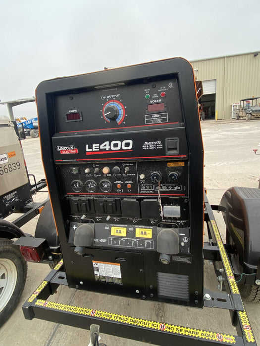 2022 Lincoln Electric LE400 Kubota V1505, Trlr, Cable Rack, Light Kit, ES Decals, T3