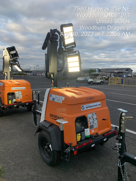 2023 Generac MLT2 Diesel, Flex Switch 120V Input, Powerzone Controller, (4) 320W LED Lights, 4kW Generator, 39.9 Gal Fuel Tank, 2" Ball, T3