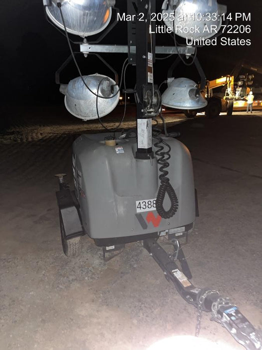 2024 Wacker Neuson LTT4 Diesel, Kohler KDW702, Deep Sea Controller, Auto Start, LED 320W, Bypass Outlet, T3