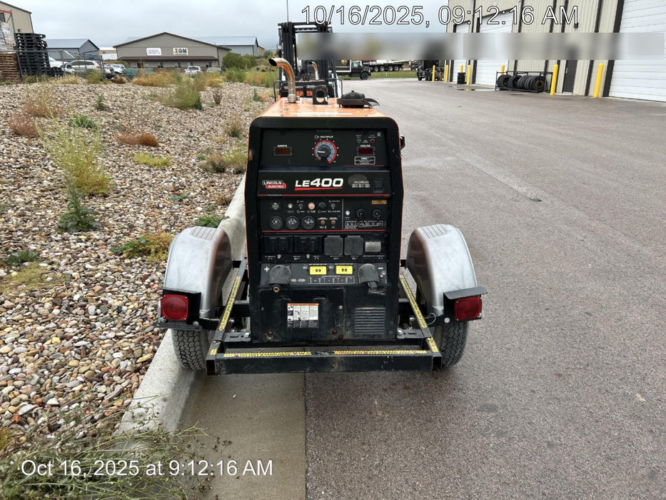 2022 Lincoln Electric LE400 Kubota V1505, Trlr, Cable Rack, Light Kit, ES Decals, T3