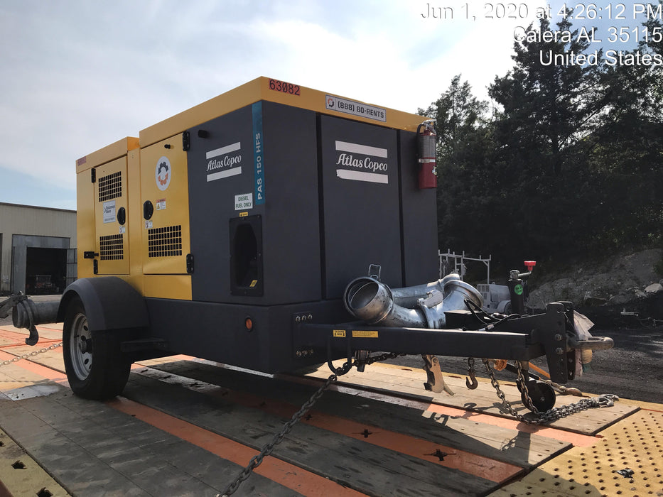 2020 ATLAS COPCO PAS 150 HF CS Enclosed