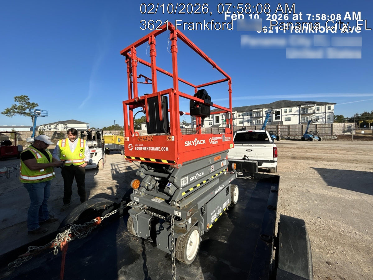 2024 Skyjack SJ3219 Electric Drive, Sld NM Tires, DBcns, RFRails, Power to Platform, T3 + Access Control