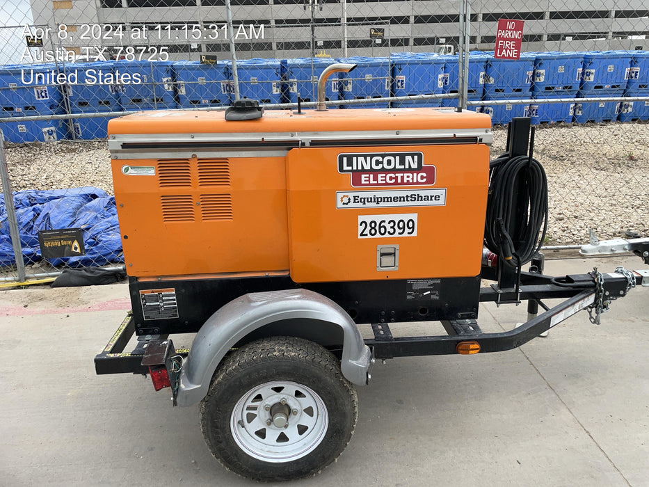 2022 Lincoln Electric LE400 Kubota V1505, Trlr, Cable Rack, Light Kit, ES Decals, T3