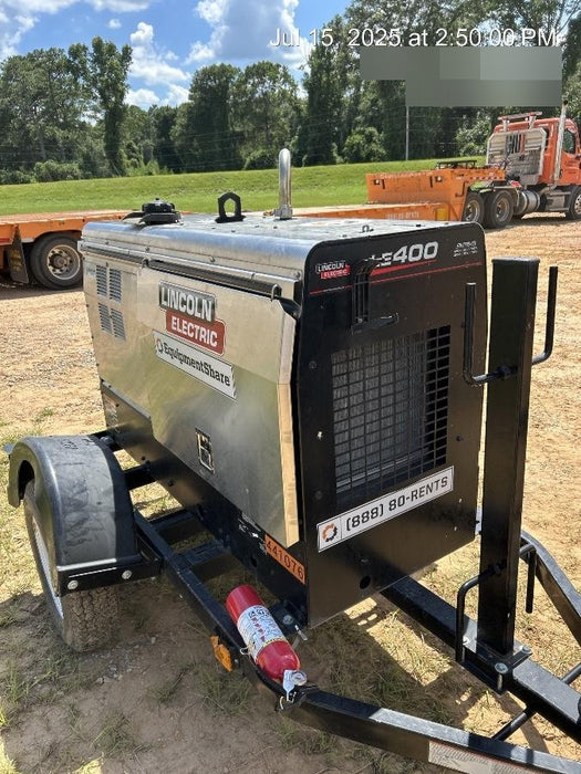 2024 Lincoln Electric LE400 Kubota V1505, Trlr, Cable Rack, Light Kit, ES Decals, T3