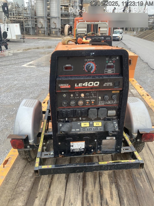 2022 Lincoln Electric LE400 Kubota V1505, Trlr, Cable Rack, Light Kit, ES Decals, T3