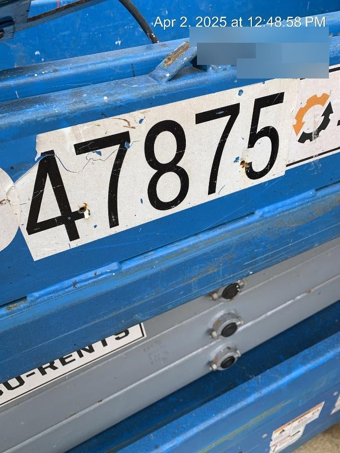 2019 Genie GS-1930 Fixed Rails with Chain Entry