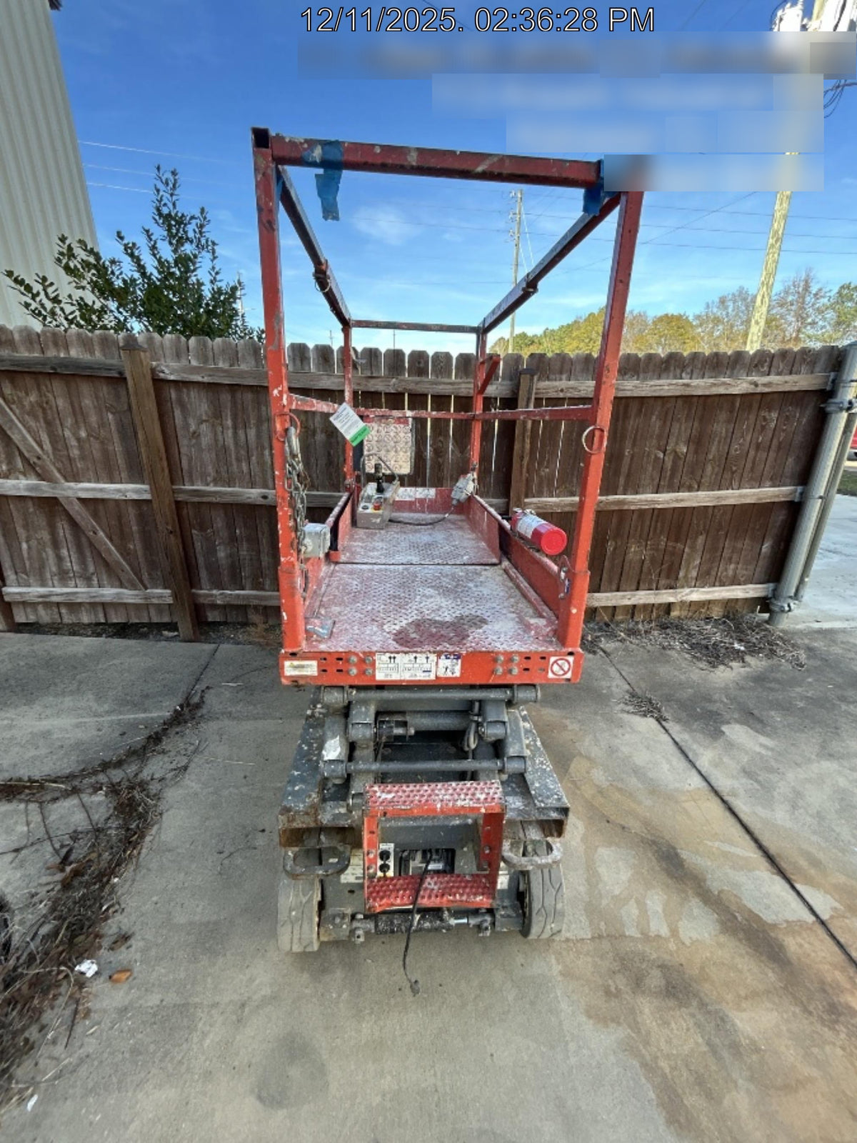 2019 Skyjack SJIII-3219 Standard Options, Trojan Batteries