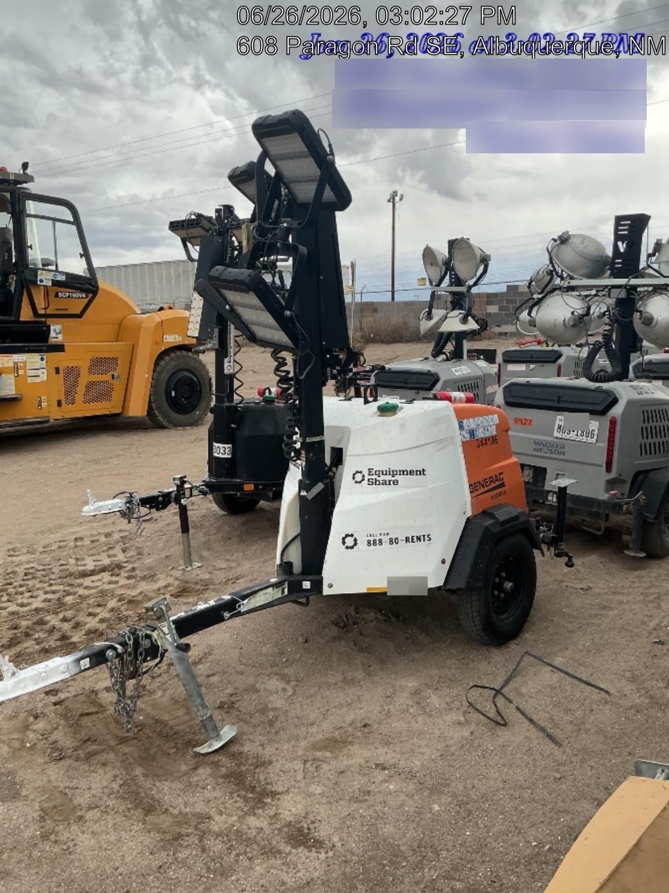 2023 Generac MLT2 Diesel, Flex Switch 120V Input, Powerzone Controller, (4) 320W LED Lights, 4kW Generator, 39.9 Gal Fuel Tank, 2" Ball, T3