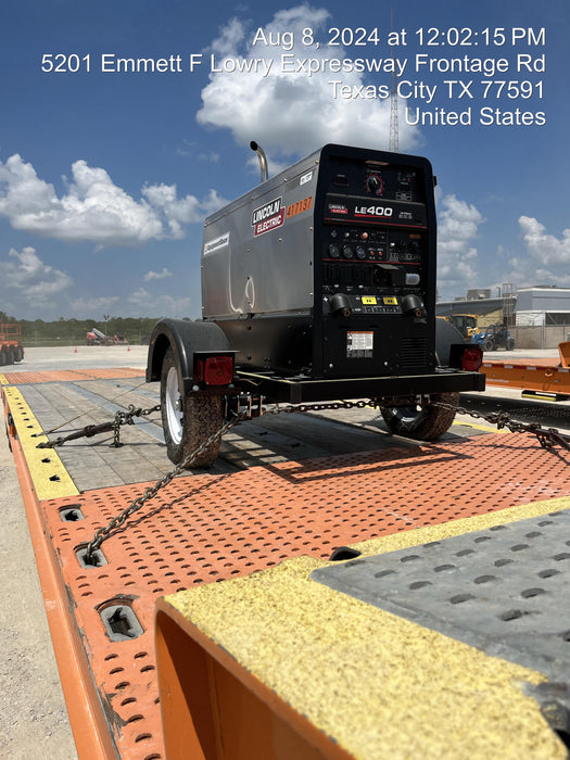 2024 Lincoln Electric LE400 Kubota V1505, Trlr, Cable Rack, Light Kit, ES Decals, T3