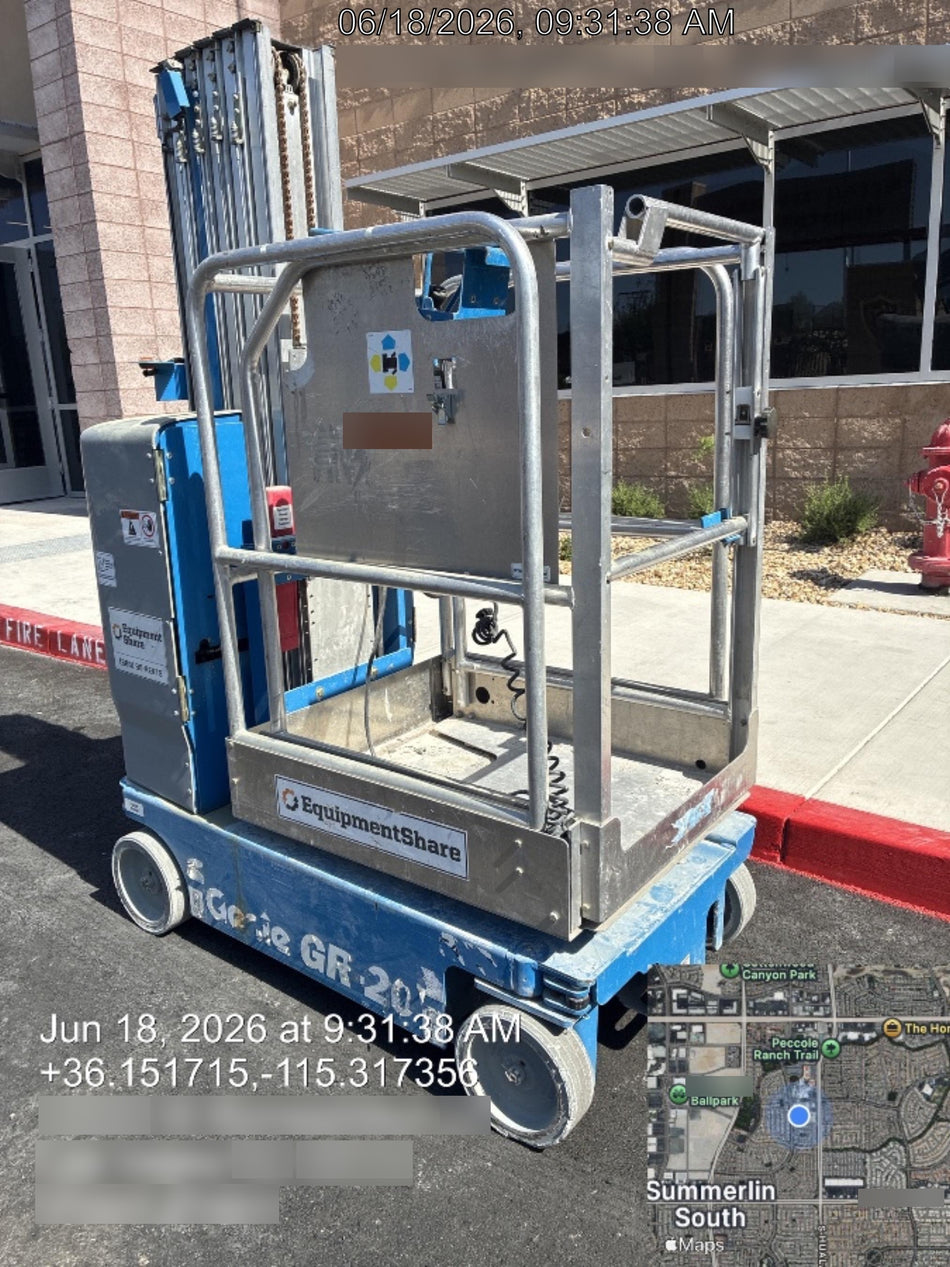 2019 GENIE GR-20
