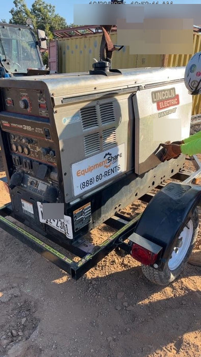 Lincoln Electric Vantage 322 Lincoln Vantage 322 Welder Ready Pak 3 - Vantage 322, Trailer