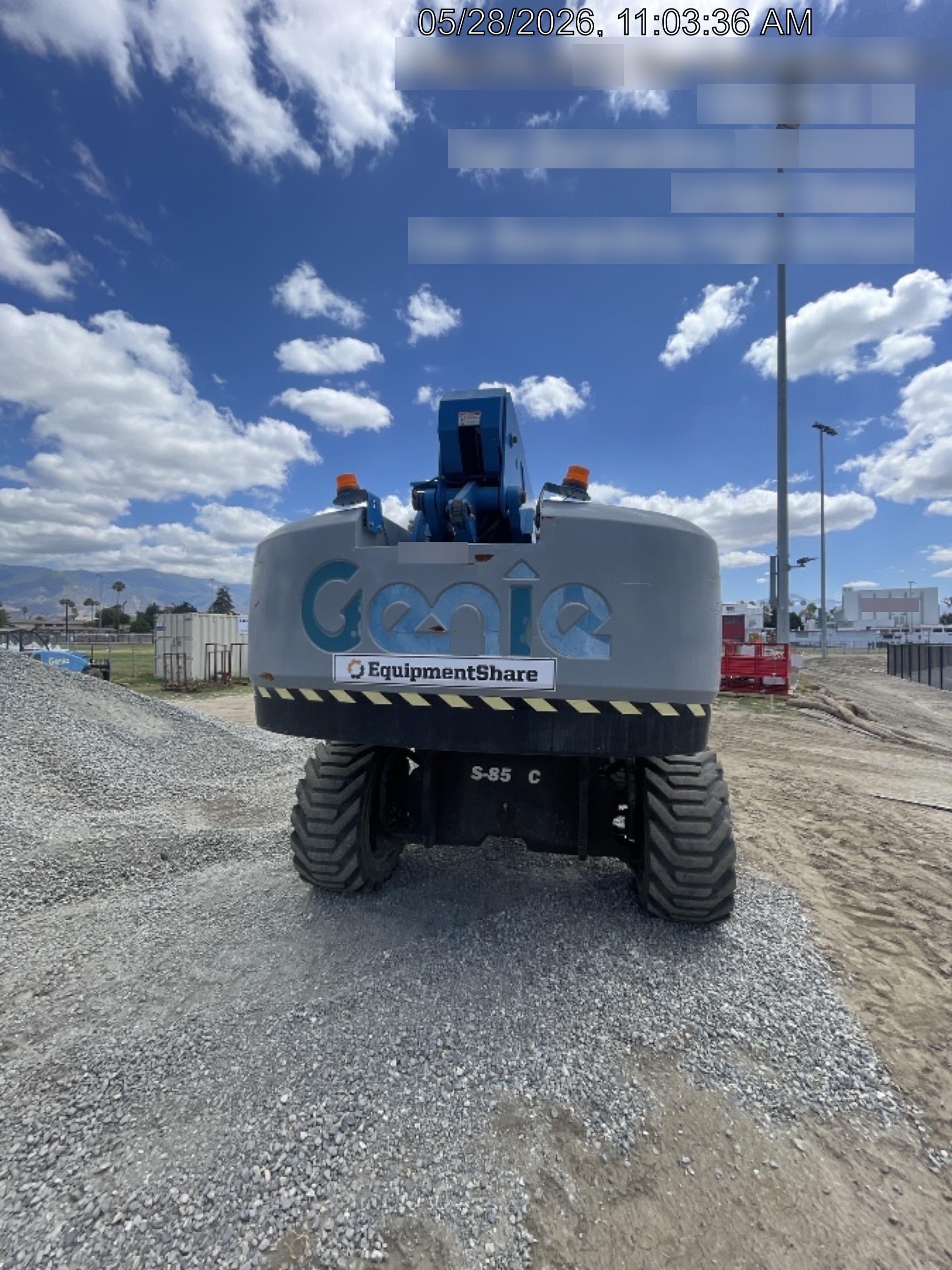 2020 GENIE S-85 XC