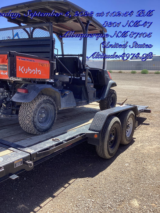 2022 Kubota RTV-X1140W-H Plastic Canopy, Windshield Acrylic Clear, LED Strobe Light, Wire Harness Kit, Back up Alarm