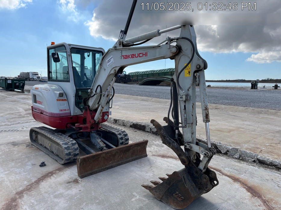 2020 Takeuchi TB-235-2CR Cab/Heat/Air, Rubber Tracks, Manual TAG QC