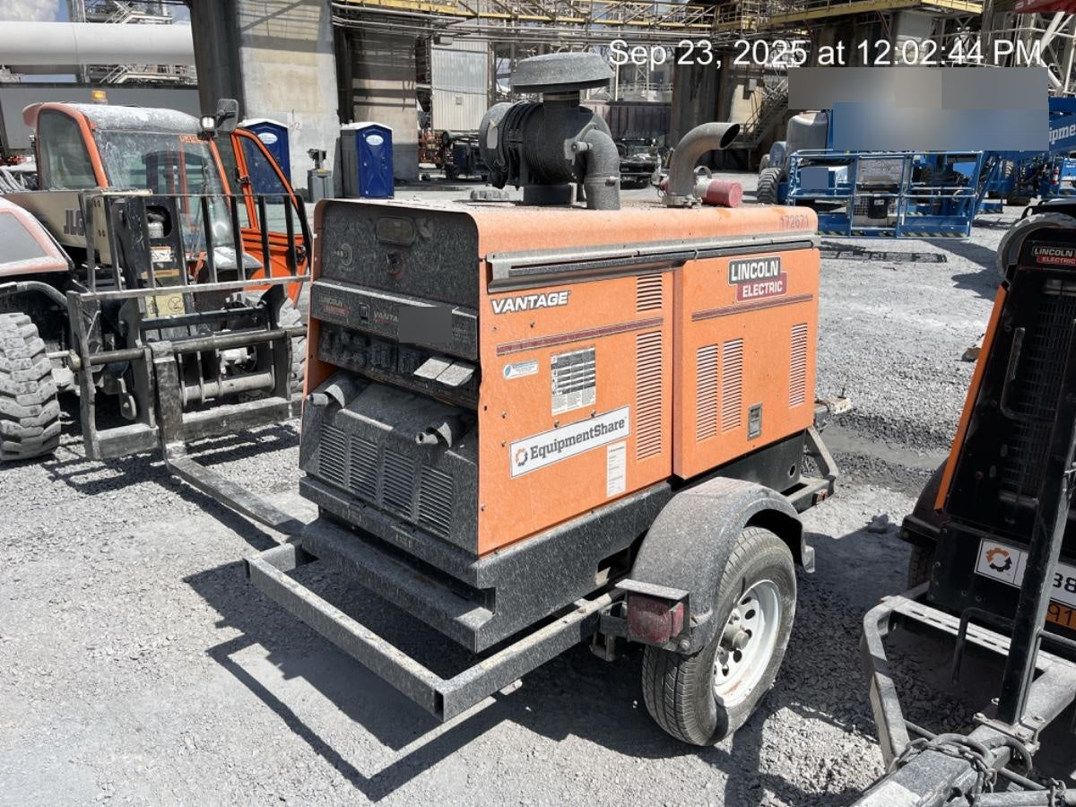 2021 Lincoln Electric Vantage 549X Ready Pak 3, ORANGE (includes trailer, cable rack, fender light kit)