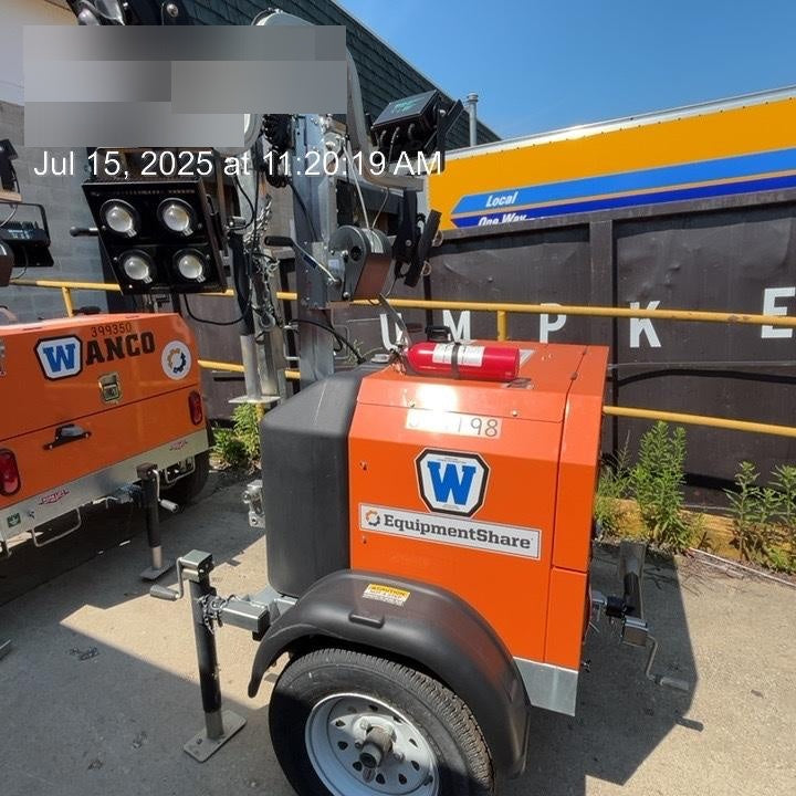 2024 Wanco WLTT-4MM4K Diesel, Deep Sea Controller, Shore Power Plug, Auto Start, (4) 350W LED Floodlights, 4kW Generator, 60 Gal Fuel Tank, 2" Ball, T3