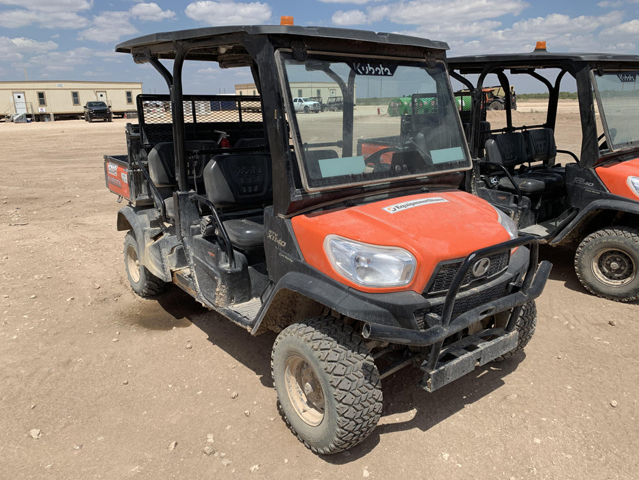 Kubota RTV-X1140W-H 4wd Utility Cart, LED Strobe, Windshield Tempered Glass, Pastic Canopy, Wire Harness Kit, Backup Alarm