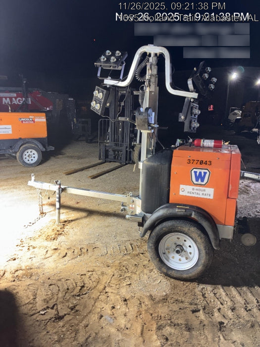 2023 Wanco WLTT-4MM4K Diesel, Deep Sea Controller, Shore Power Plug, Auto Start, (4) 350W LED Floodlights, 4kW Generator, 60 Gal Fuel Tank, 2" Ball, T3
