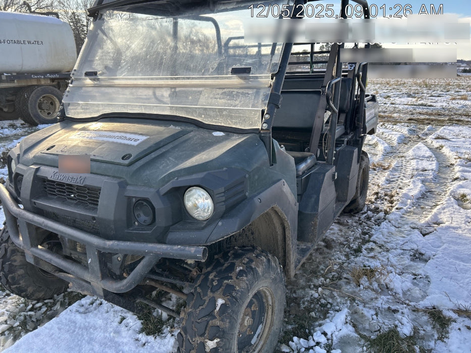 2019 Kawasaki Mule PRO-DXT Standard Options, Backup Alarm, Beacon, Plastic Hard Top, Poly Windshield, Horn Kit