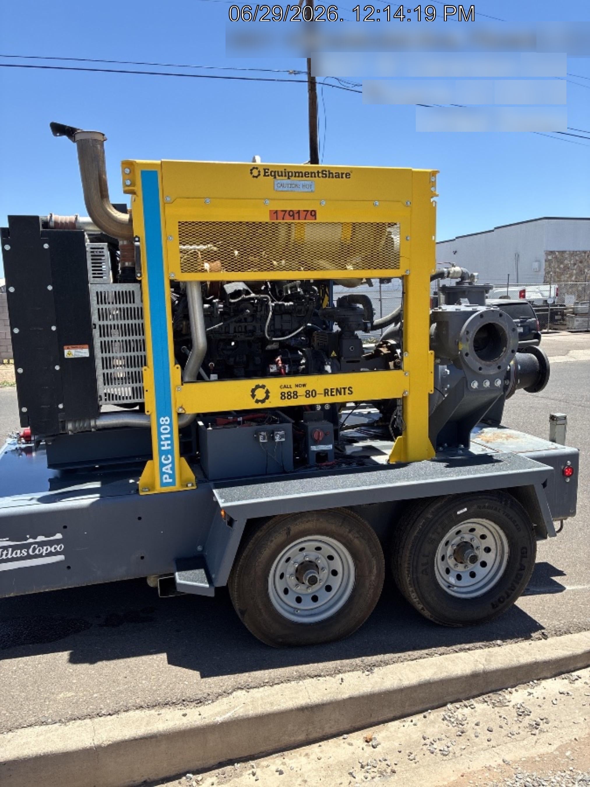 2021 ATLAS COPCO PAC H108 JD