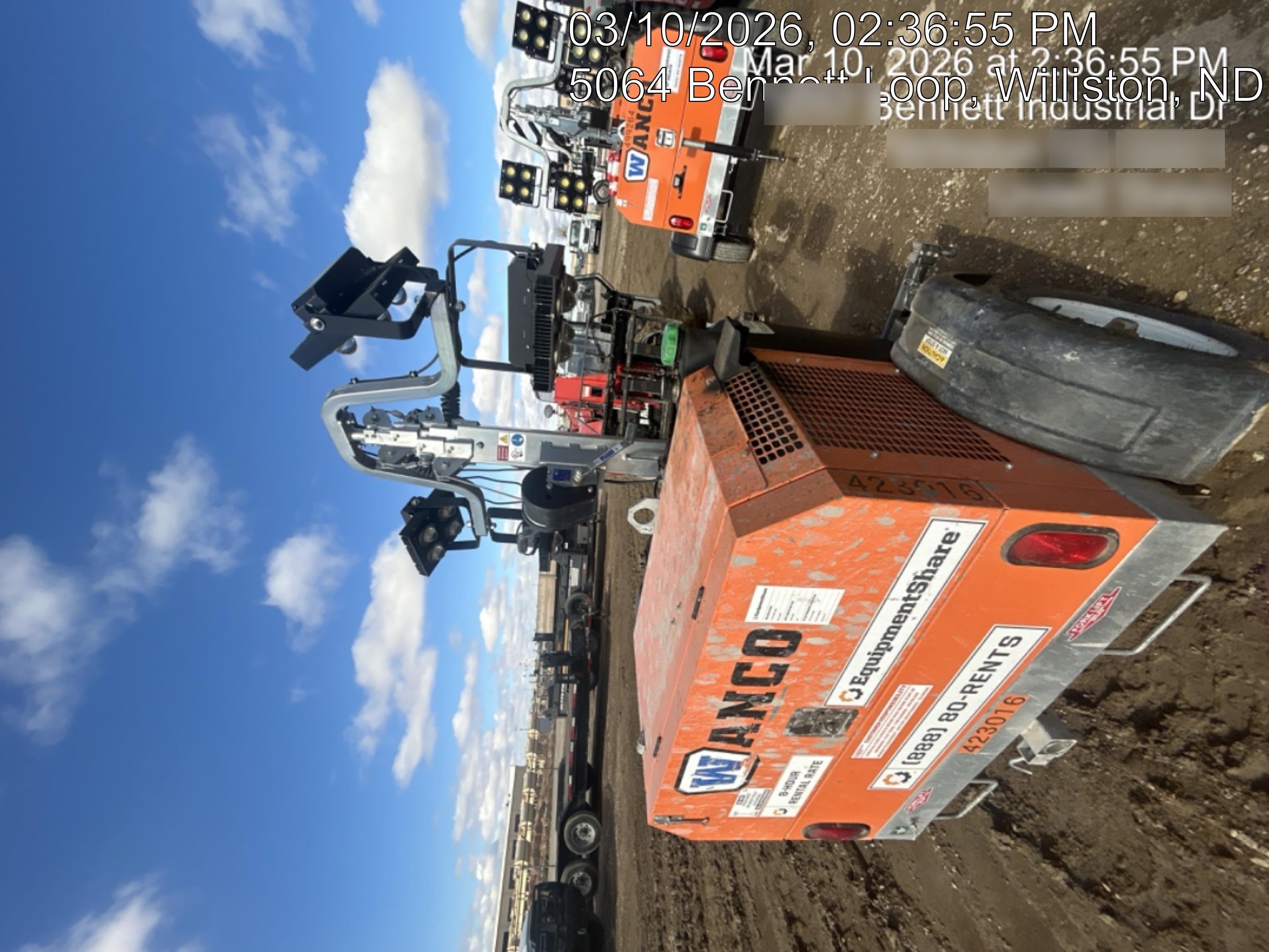 2024 Wanco WLTT-4MM4K Diesel, Deep Sea Controller, Shore Power Plug, Auto Start, (4) 350W LED Floodlights, 4kW Generator, 60 Gal Fuel Tank, 2" Ball, T3