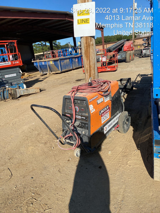 2021 Lincoln Electric Ranger 305 LPG LPG One-Pak (includes undercarriage, tank holder & tank strap) ORANGE