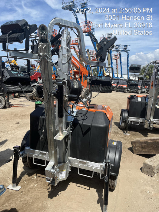 2023 Wanco WLTT-4MM4K Diesel, Deep Sea Controller, Shore Power Plug, Auto Start, (4) 350W LED Floodlights, 4kW Generator, 60 Gal Fuel Tank, 2" Ball, T3