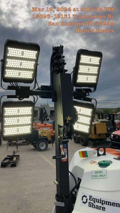 2024 Generac MLT2 Diesel, Flex Switch 120V Input, Powerzone Controller, 
(4) 320W LED Lights, 4kW Generator, 39.9 Gal Fuel Tank, 2" Ball, T3