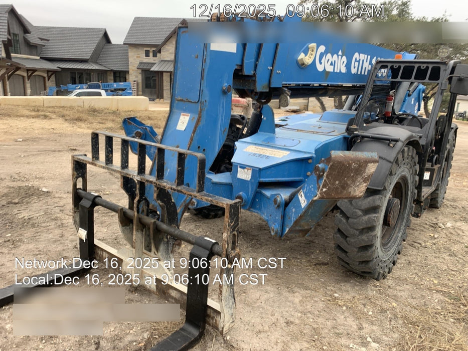 2018 Genie GTH-1056 Genie GTH-1056 w/ROPS, Work Lights, Solid Tires, RH Cab Mesh, Beacon, 60" Carriage and Forks