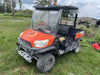 2019 Kubota RTV-X900 4wd Utility Cart, LED Strobe, Windshield Tempered Glass, Plastic Canopy, Backup Alarm