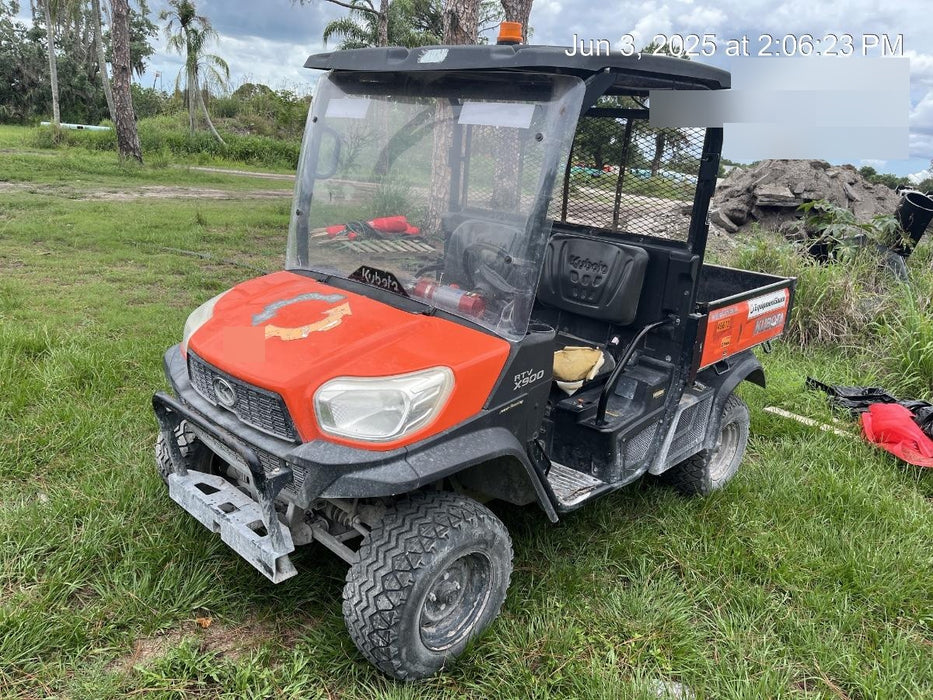 2019 Kubota RTV-X900 4wd Utility Cart, LED Strobe, Windshield Tempered Glass, Plastic Canopy, Backup Alarm