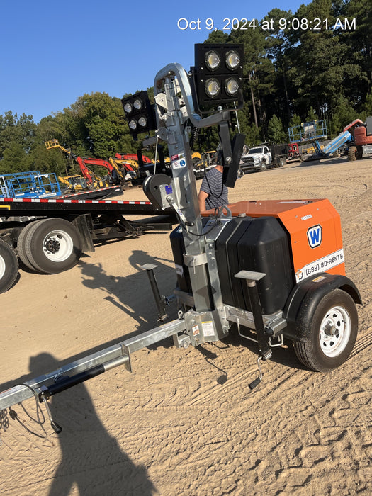 2024 Wanco WLTT-4MM4K Diesel, Deep Sea Controller, Shore Power Plug, Auto Start, (4) 350W LED Floodlights, 4kW Generator, 60 Gal Fuel Tank, 2" Ball, T3