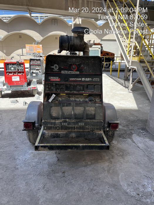 2022 Lincoln Electric Vantage 549X Crosslink Technology, Trailer Mounted, ES Decals, T3