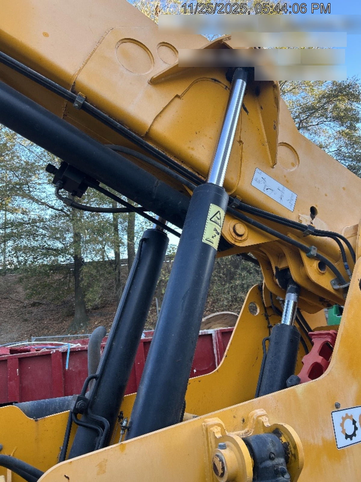 2019 JCB 510-56 Open ROPS, 74 HP, Solid Tires, Worklights, Beacon, Aux Hydraulics, Lifting Eye w/60" Carriage/60" Forks