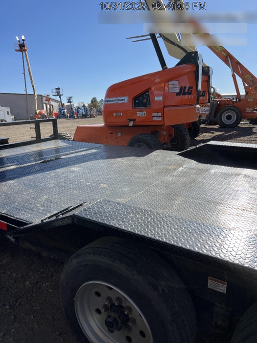 2025 TEXAS PRIDE TRAILERS 21' Lowboy Gravity Tilt Bed 14K Bumper Pull Trailer