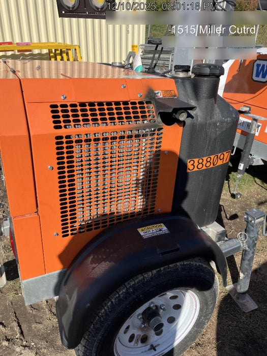 2024 Wanco WLTT-4MM4K Diesel, Deep Sea Controller, Shore Power Plug, Auto Start, (4) 350W LED Floodlights, 4kW Generator, 60 Gal Fuel Tank, 2" Ball, T3