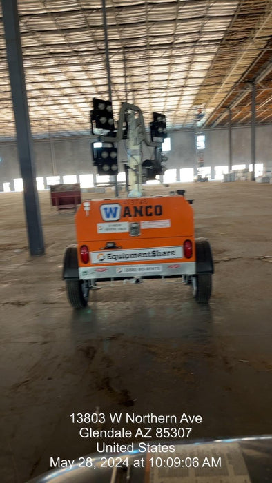 2024 Wanco WLTT-4MM4K Diesel, Deep Sea Controller, Shore Power Plug, Auto Start, (4) 350W LED Floodlights, 4kW Generator, 60 Gal Fuel Tank, 2" Ball, T3